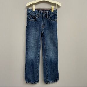GAP Kids Dark Wash Original Fit Adjustable Waist Jeans - Size 6 Slim